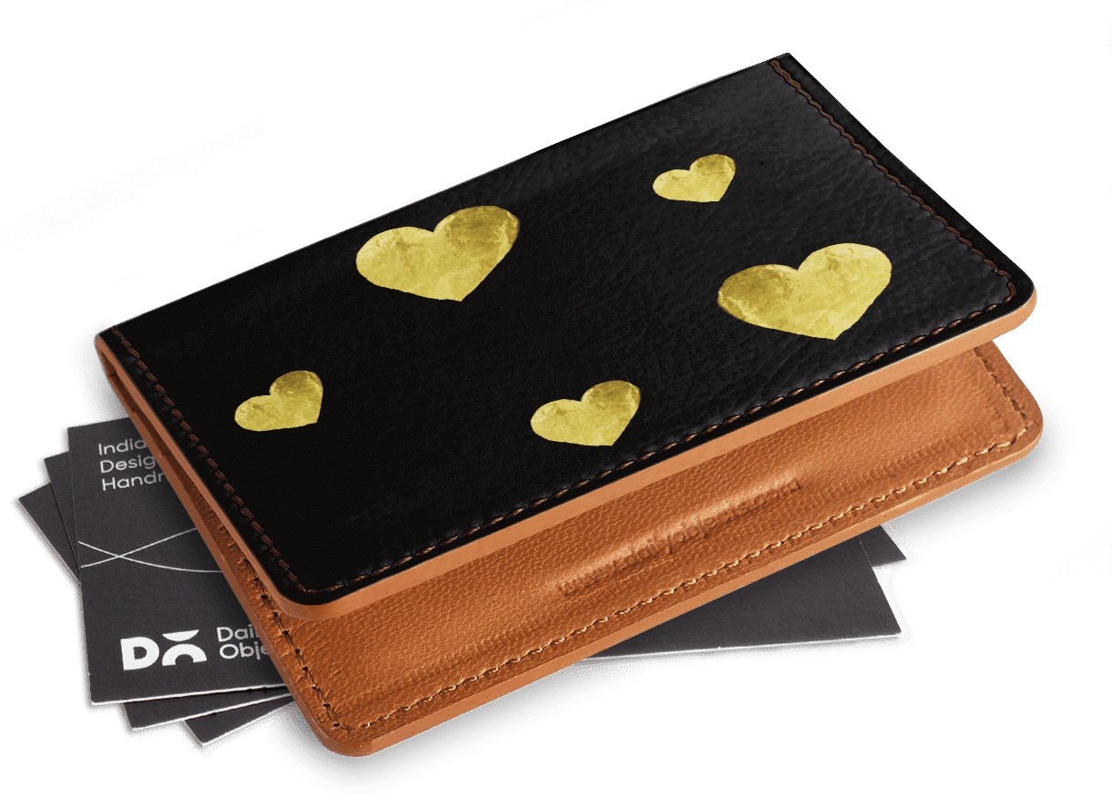 Dailyobjects Floating Hearts Card Wallet Buy Online - Wallet (1220x900), Png Download