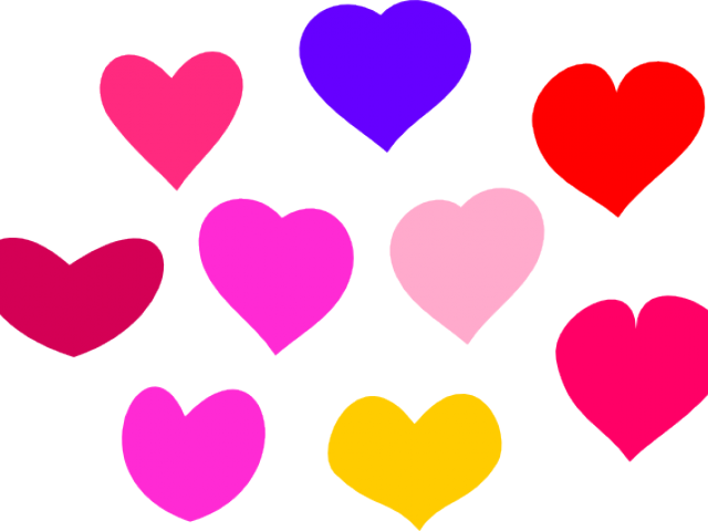 Pics Of Cartoon Hearts - Hearts Cartoon Transparent (640x480), Png Download