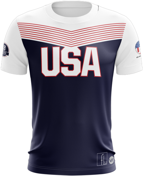 Us Dodgeball Dark Jersey - Cushing (760x760), Png Download