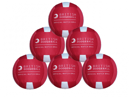 British Dodgeball Match Balls (pack Of 6) - Ball (500x500), Png Download