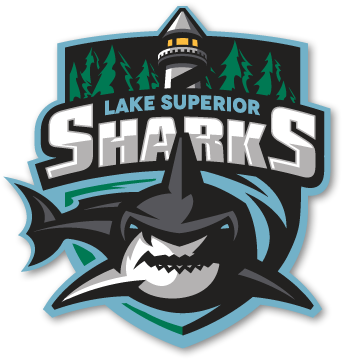 Sharks Logo Png - Lake Superior Sharks Logo (350x365), Png Download