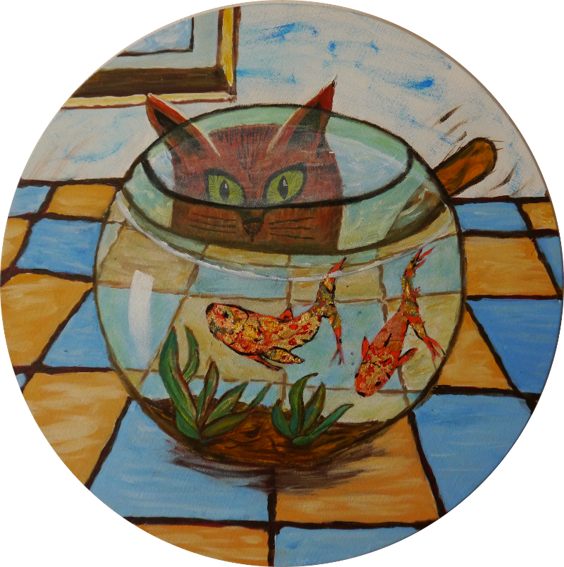 Fish - Cat (800x804), Png Download