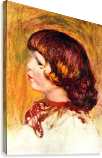 Coco By Renoir Canvas Print - Switchart Print: Renoir's Coco, 61x46cm. (329x511), Png Download