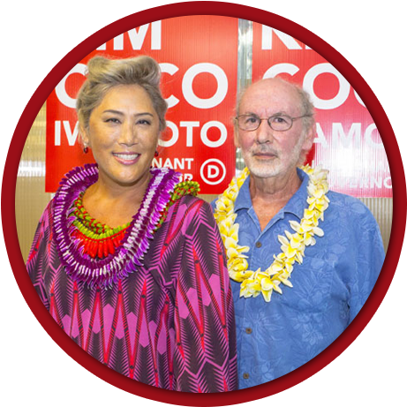 Circle Red Dan - Kim Coco Iwamoto Husband (500x500), Png Download