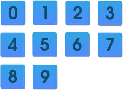 Creación De Todo Gimp - Botones Con Numeros Png (500x400), Png Download