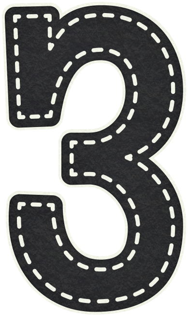 Pin By Michi Galdamez On Numeros - Abecedario De Color Negra (389x652), Png Download