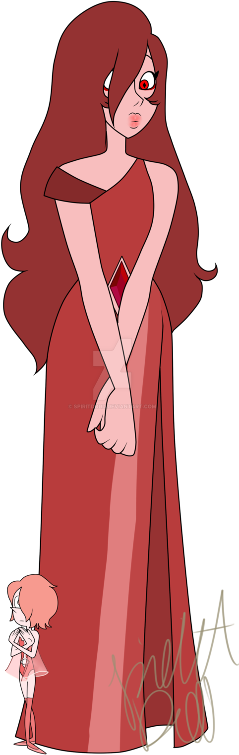 Red Diamond - Steven Universe Pink Diamond Red Diamond (511x1562), Png Download