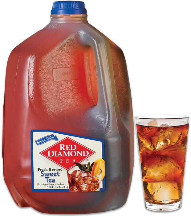 Red Diamond Tea - Red Diamond Tea, Sugar Free - 16 Fl Oz (800x781), Png Download