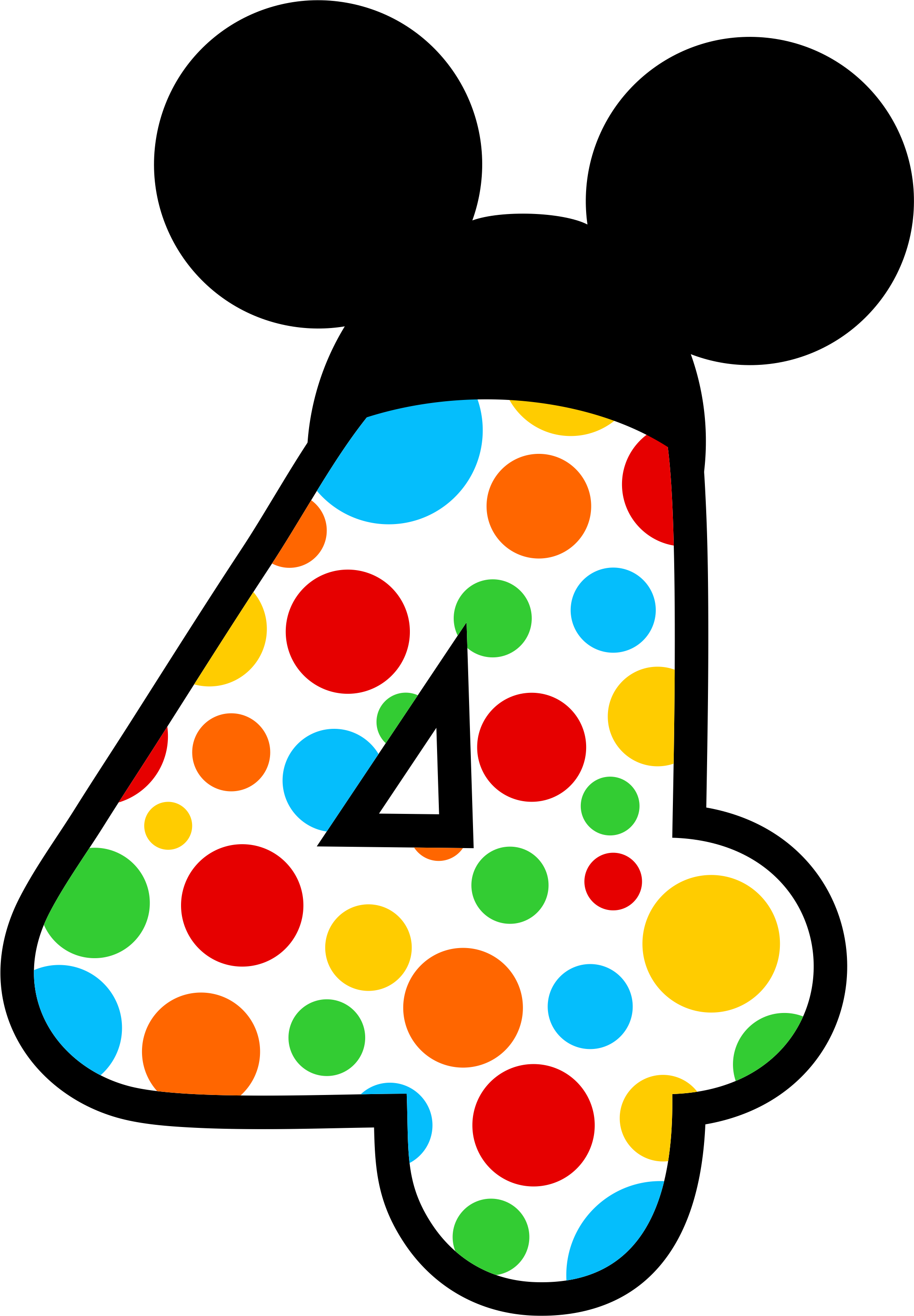 download ibvsnbiyfuchdr mickey mouse number 3 clipart png image with no background pngkey com
