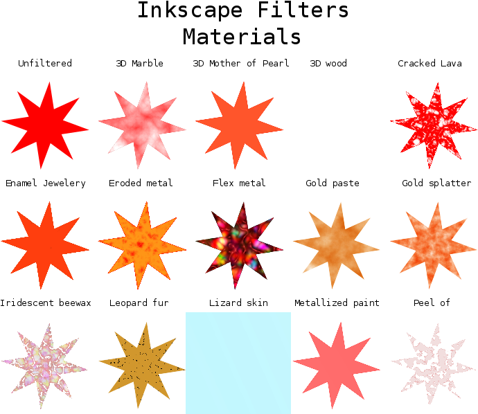 Inkscape Filters Materials - Triangle (701x599), Png Download