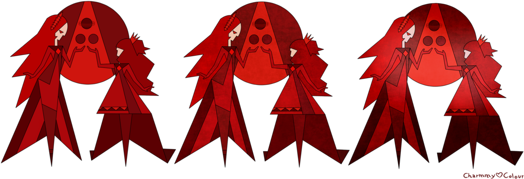 ~red Diamonds Mural - Steven Universe Color Diamond (1024x354), Png Download
