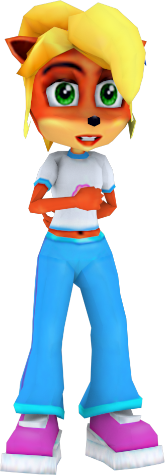 Coco Bandicoot Crash Of The Titans - Coco Bandicoot Nitro Kart (328x940), Png Download