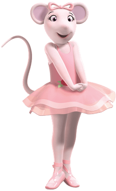 Angelina Delighted - Angelina Ballerina (400x400), Png Download