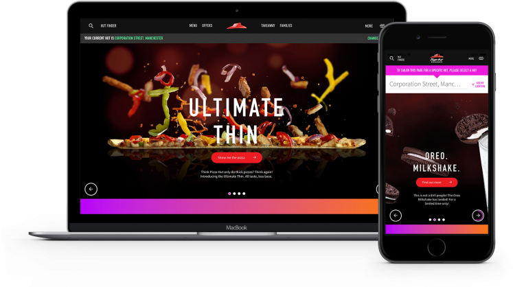 Pizza Hut Continues Brand Refresh With New Website - Ph Press (940x470), Png Download