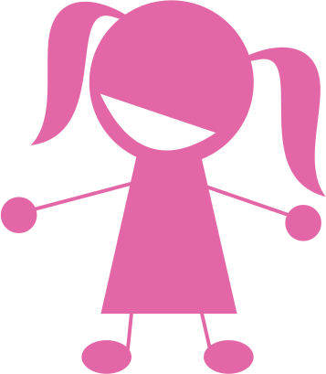 Girl-icon - Girl Icon Png Pink (357x409), Png Download