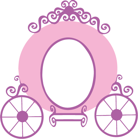 Princess Carriage Decal - Princess Carriage Clipart (463x464), Png Download