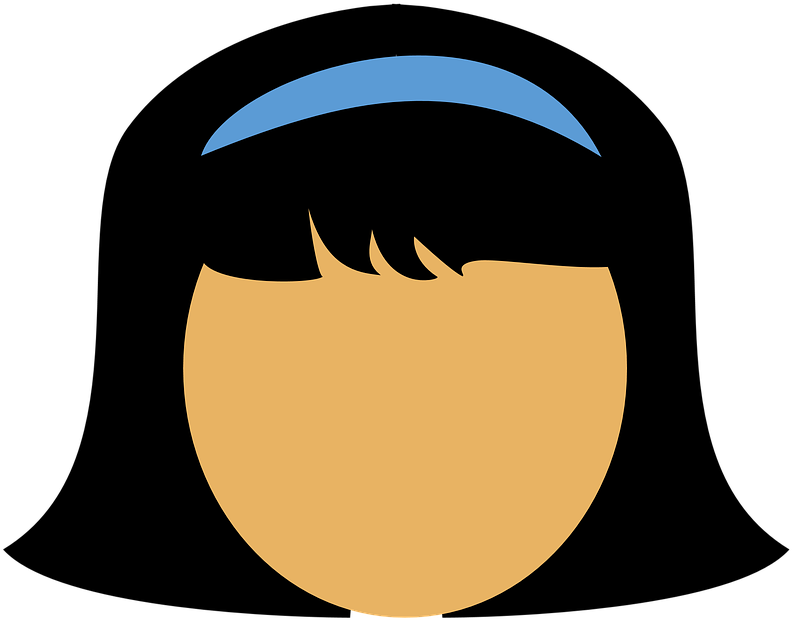 Girl, Icon - Cabeza Niña Png (1280x769), Png Download