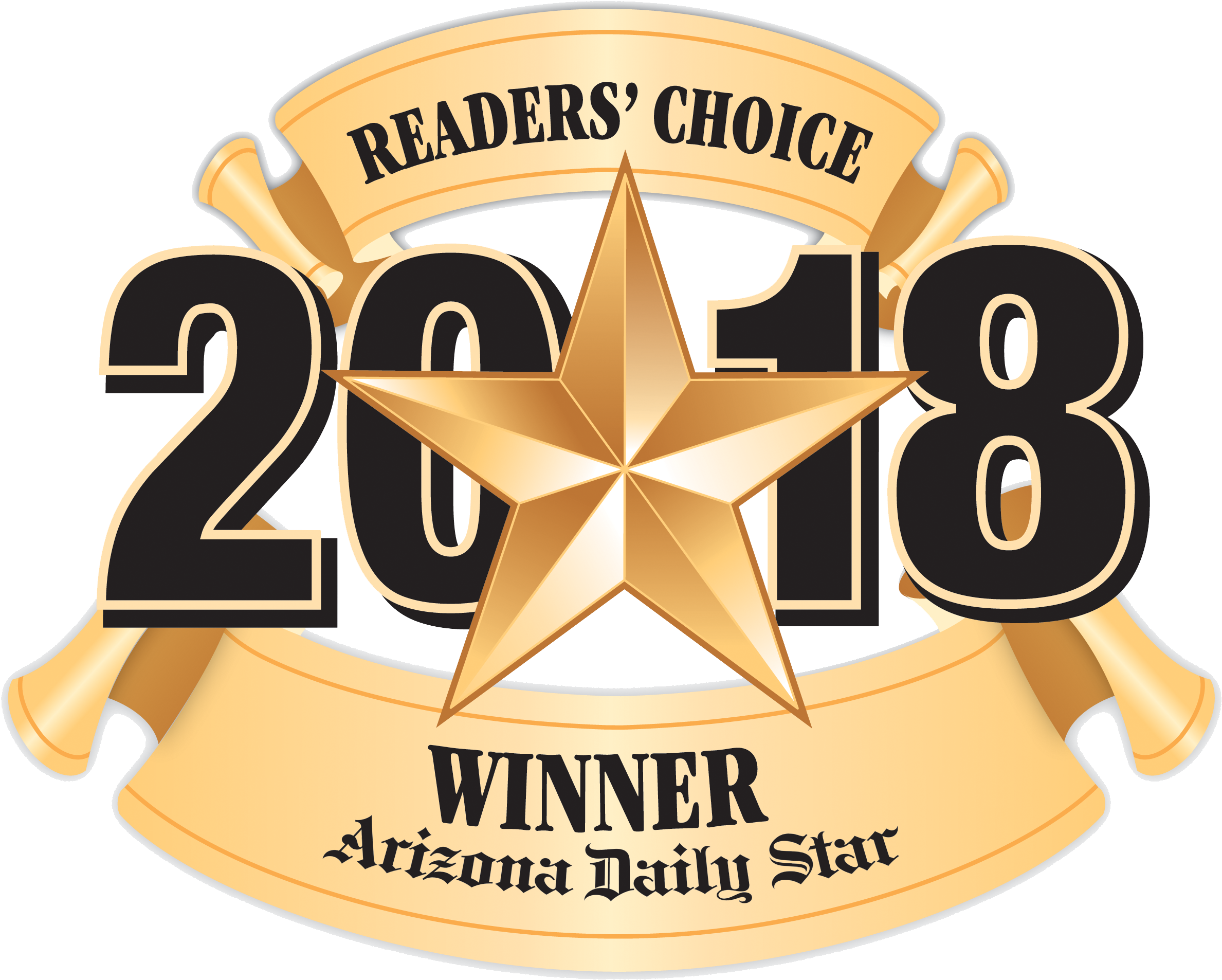 Award - 2018 Readers Choice Awards Tucson (2473x1974), Png Download