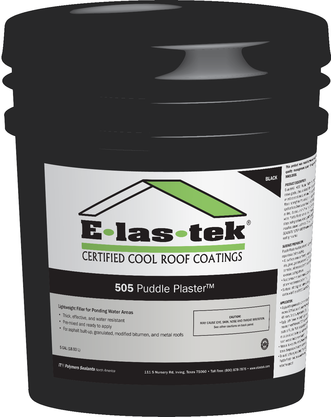 E Las Tek® 505 Puddle Plaster Is A Thick, Paste Like, - Plaster (1147x1442), Png Download