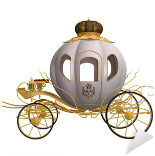 Cinderella Carriage Png Download - Cinderella's Carriage In White Background (400x400), Png Download