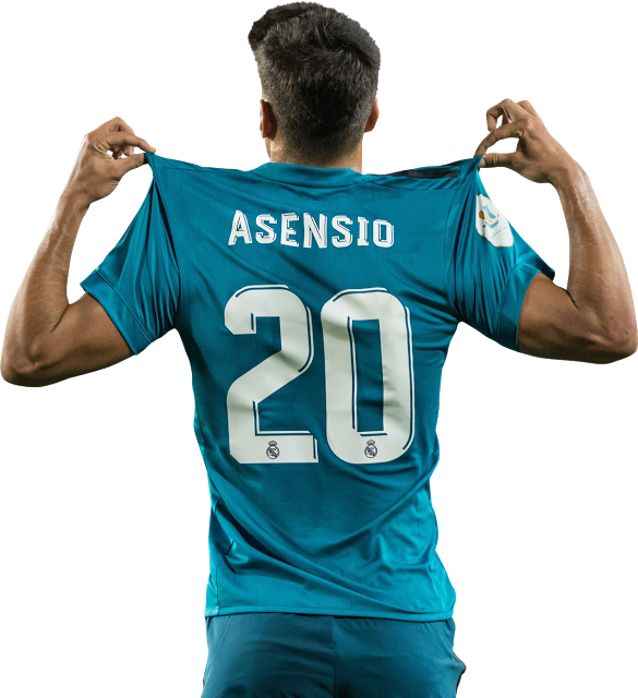Marco Asensio 2018 Png (585x640), Png Download