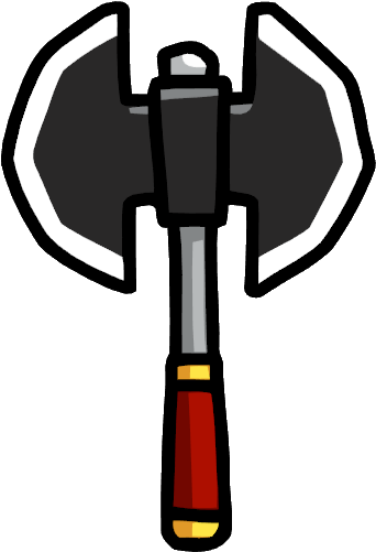 Battle Ax - Cartoon Battle Axe Png (351x509), Png Download