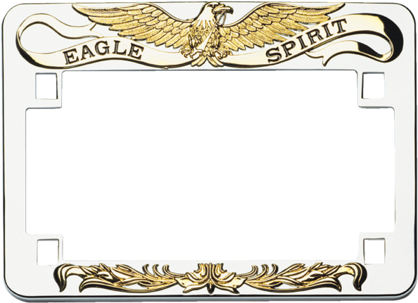 Dress Up The Back Side Of Your Bike With These Chrome - Eagle Frames (638x480), Png Download