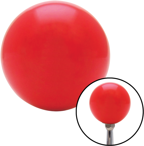 American Shifter Knob White Dual Racing Flags Red M16x1.5 (600x600), Png Download
