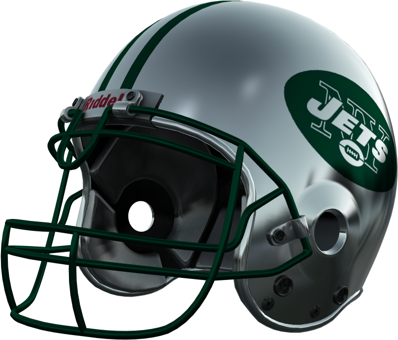 New York Jets, New York Jets - Football Helmet Falcons Png (1280x720), Png Download