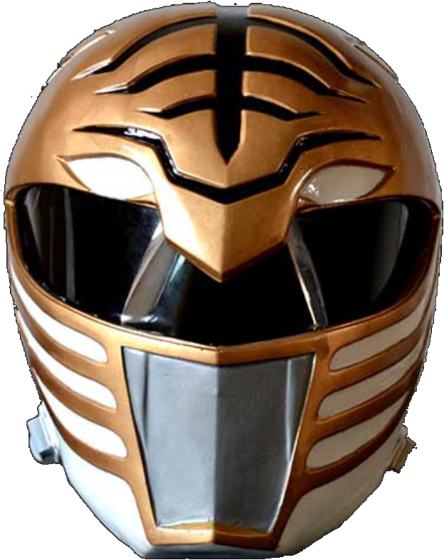 Mighty Morphin White Ranger Helmet (639x804), Png Download