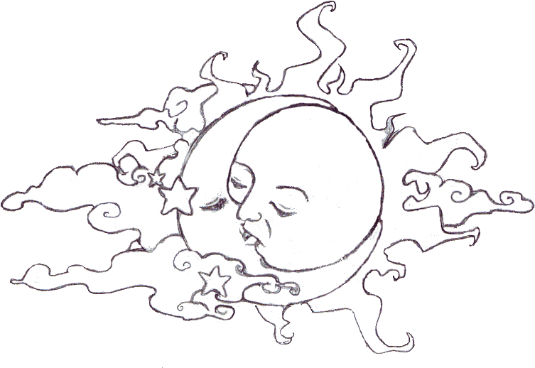 The Sun And Moon In Tolkien's Legendarium Were Described - Sun And The Moon Png (753x518), Png Download