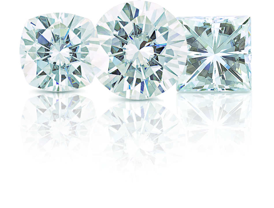Diamonds - - Charles & Colvard Forever One Colorless Moissanite (1000x720), Png Download