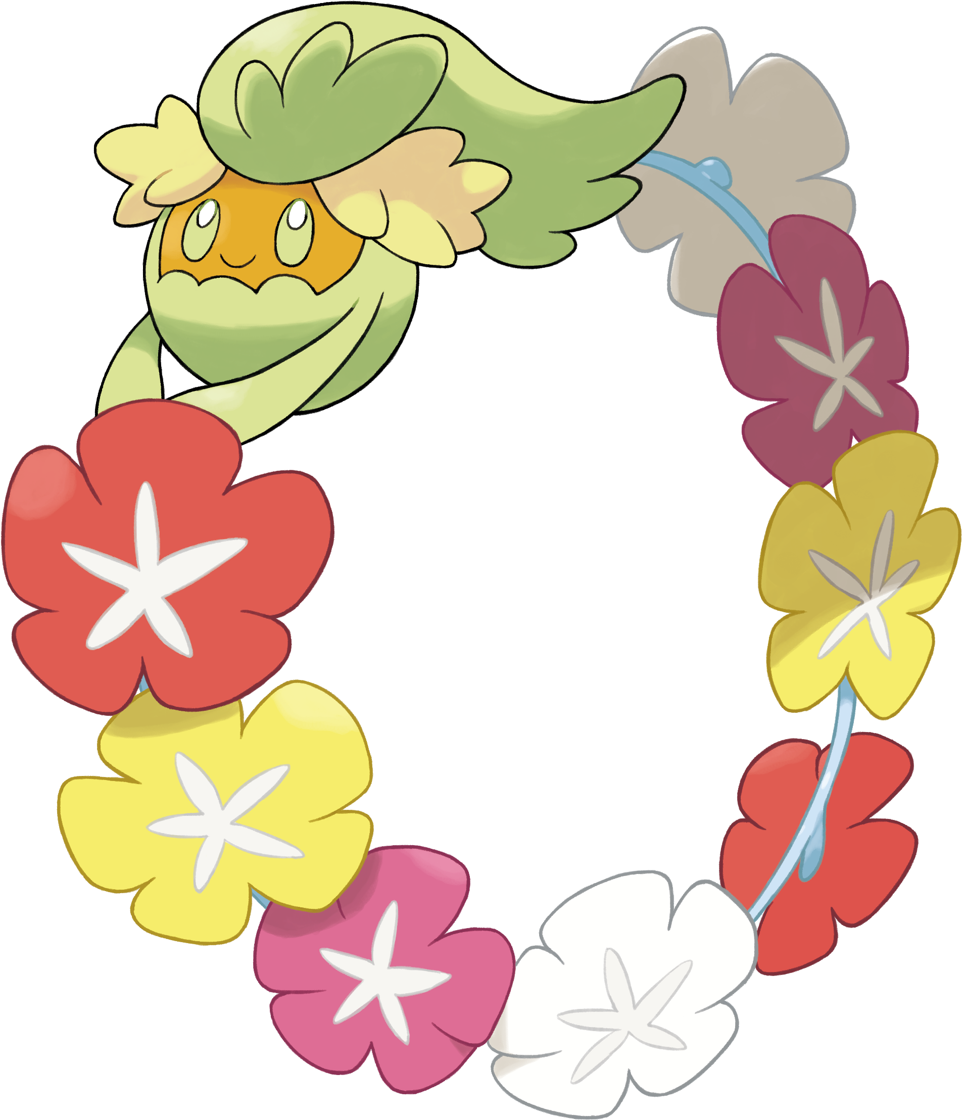 Prev Pokémon - Pokemon Sun And Moon Flower Crown (2493x2808), Png Download