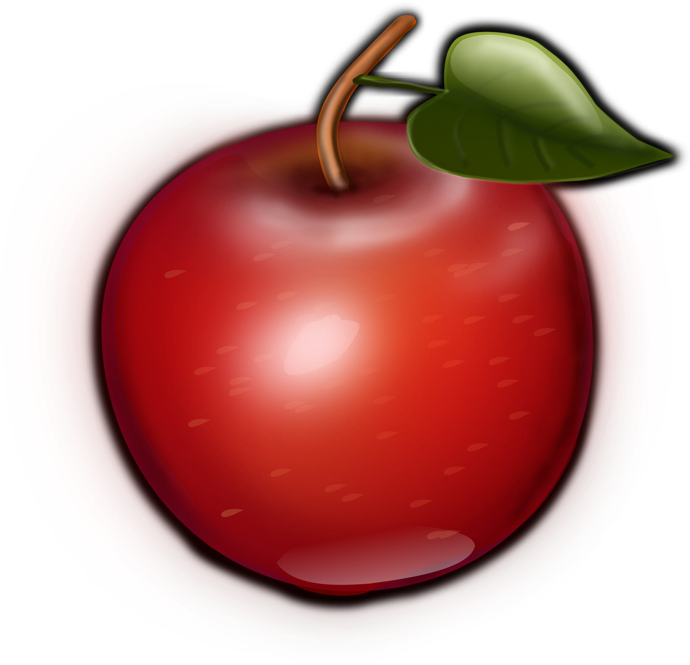 This Free Icons Png Design Of Red Apple (2400x2269), Png Download