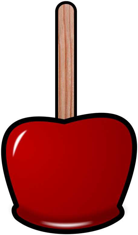 Toffee Apple / Candy Apple - Toffee Apple Clip Art (800x800), Png Download