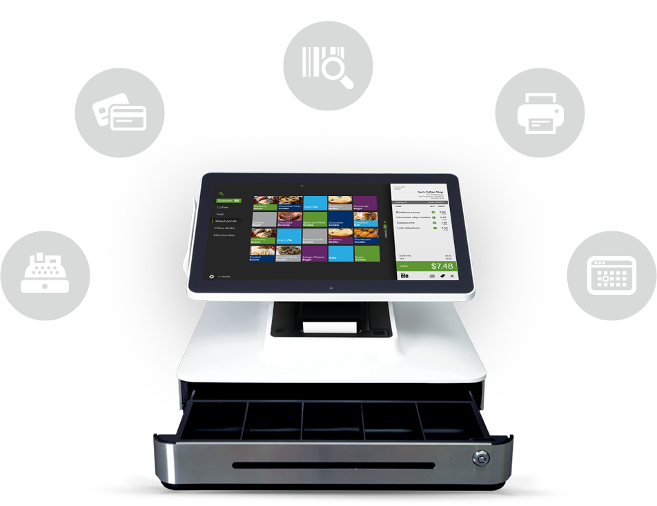 Barba Pos - Elo Pay Point (952x733), Png Download