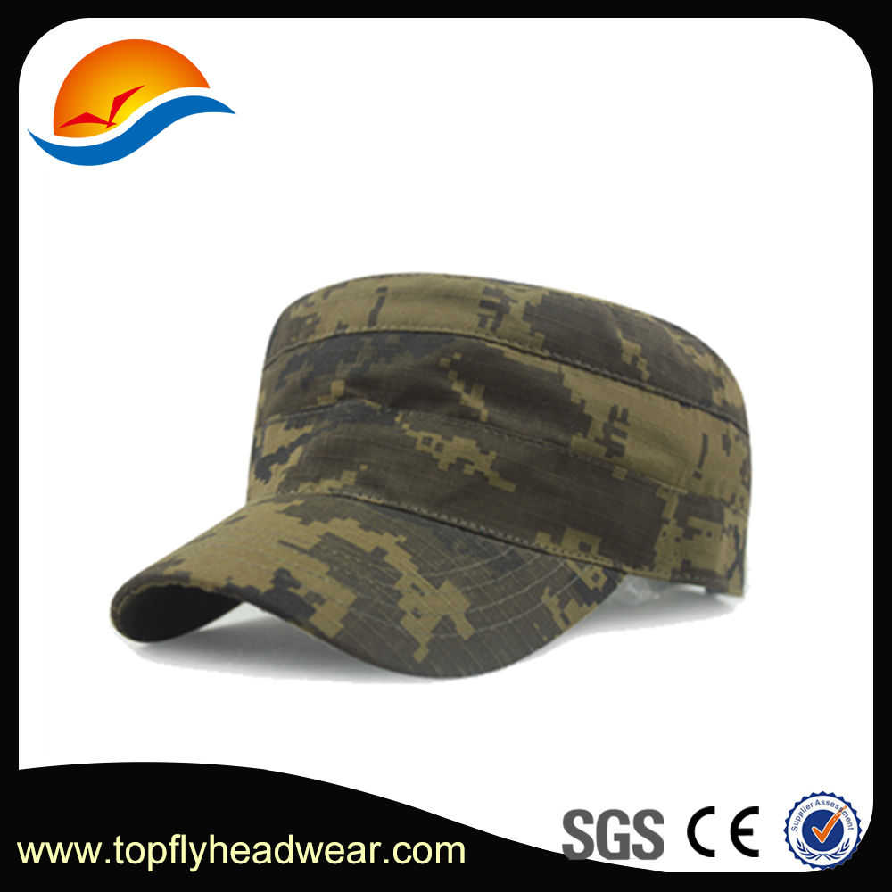 Custom Logo Flat Top Military Style Caps For Men - Baseball Cap (1000x1000), Png Download