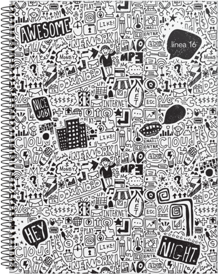Cuaderno Línea 16 Rayado - Cuaderno Linea 16 (500x648), Png Download