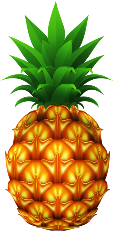 0090909 - Pineapple Clipart Png (447x800), Png Download