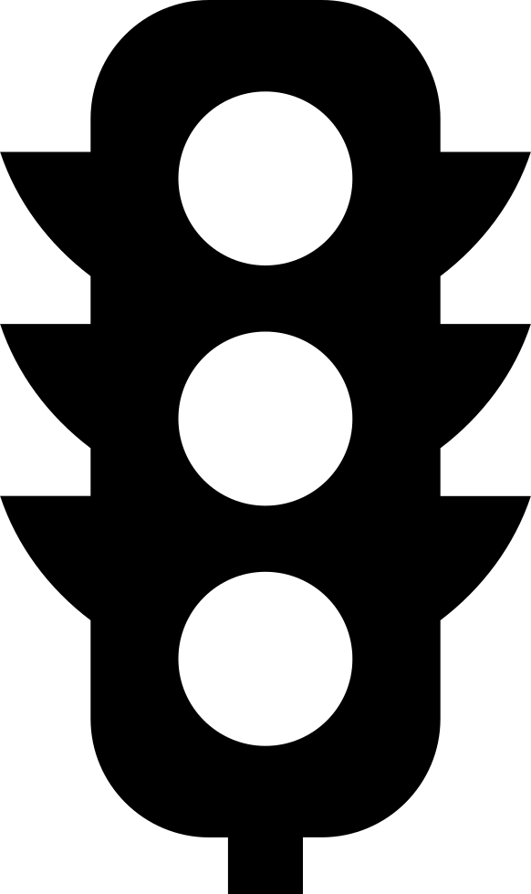 Png File - Traffic Signal Icon Png (582x980), Png Download