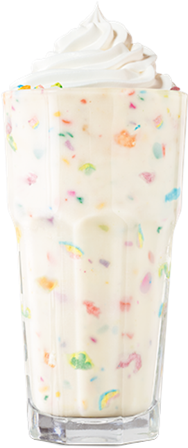 Burger King Lucky Charms Milkshake Like This Recipe - Burger King Smarties Shake (500x540), Png Download