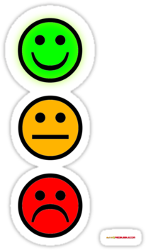 Traffic Light Clipart Face - Traffic Light Faces Behaviour (375x360), Png Download