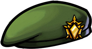 Vector Black And White Download Gear Unison League - Military Beret Png (380x380), Png Download