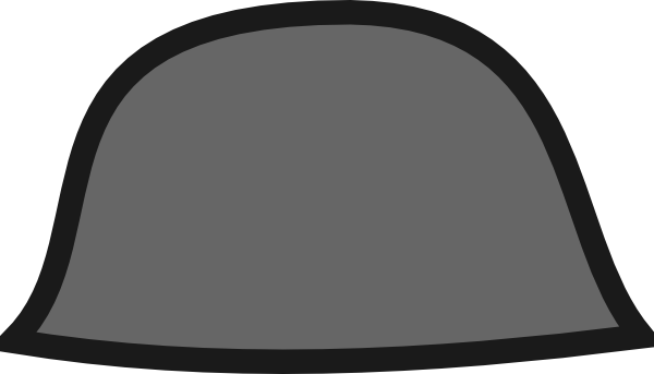 Jpg Black And White Library Army Hat Clipart - Army (600x343), Png Download