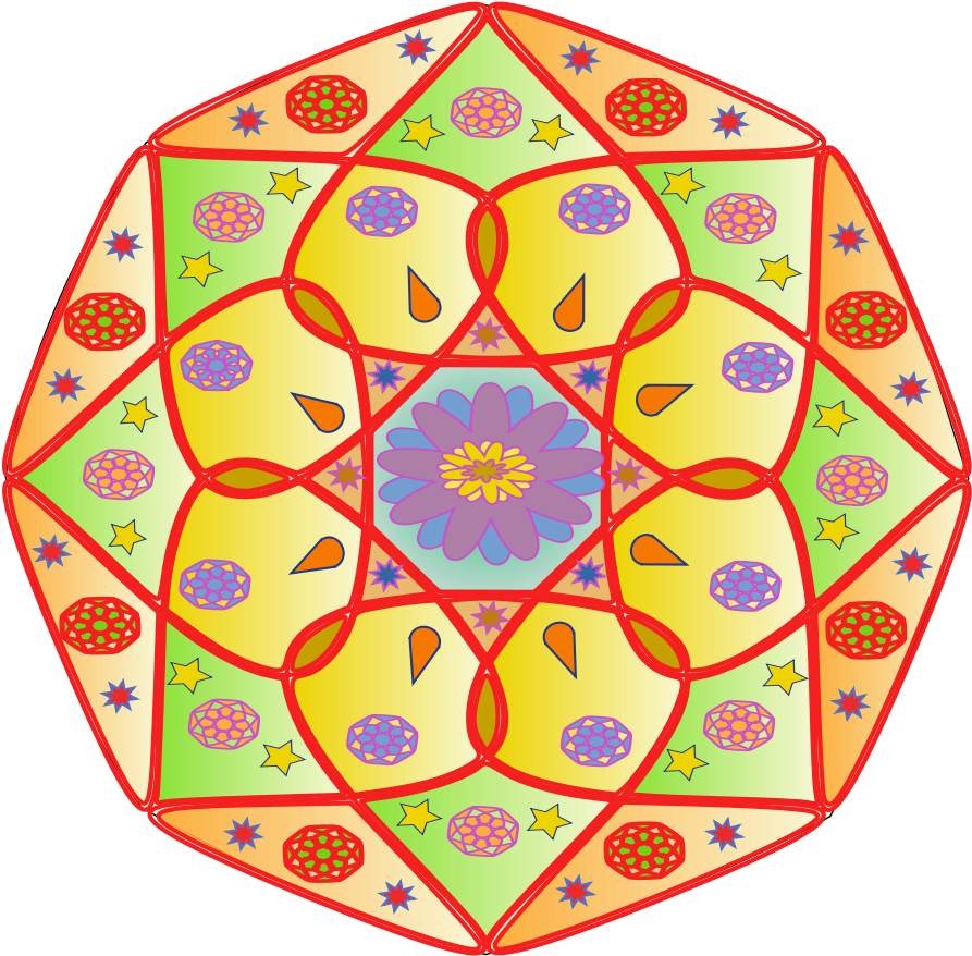 How To Set Use Mandala Clipart (900x900), Png Download