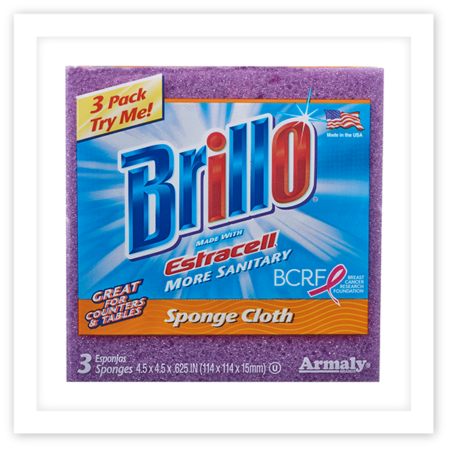 Brillo™ - Brillo Estracell Sponge Cloth (450x450), Png Download