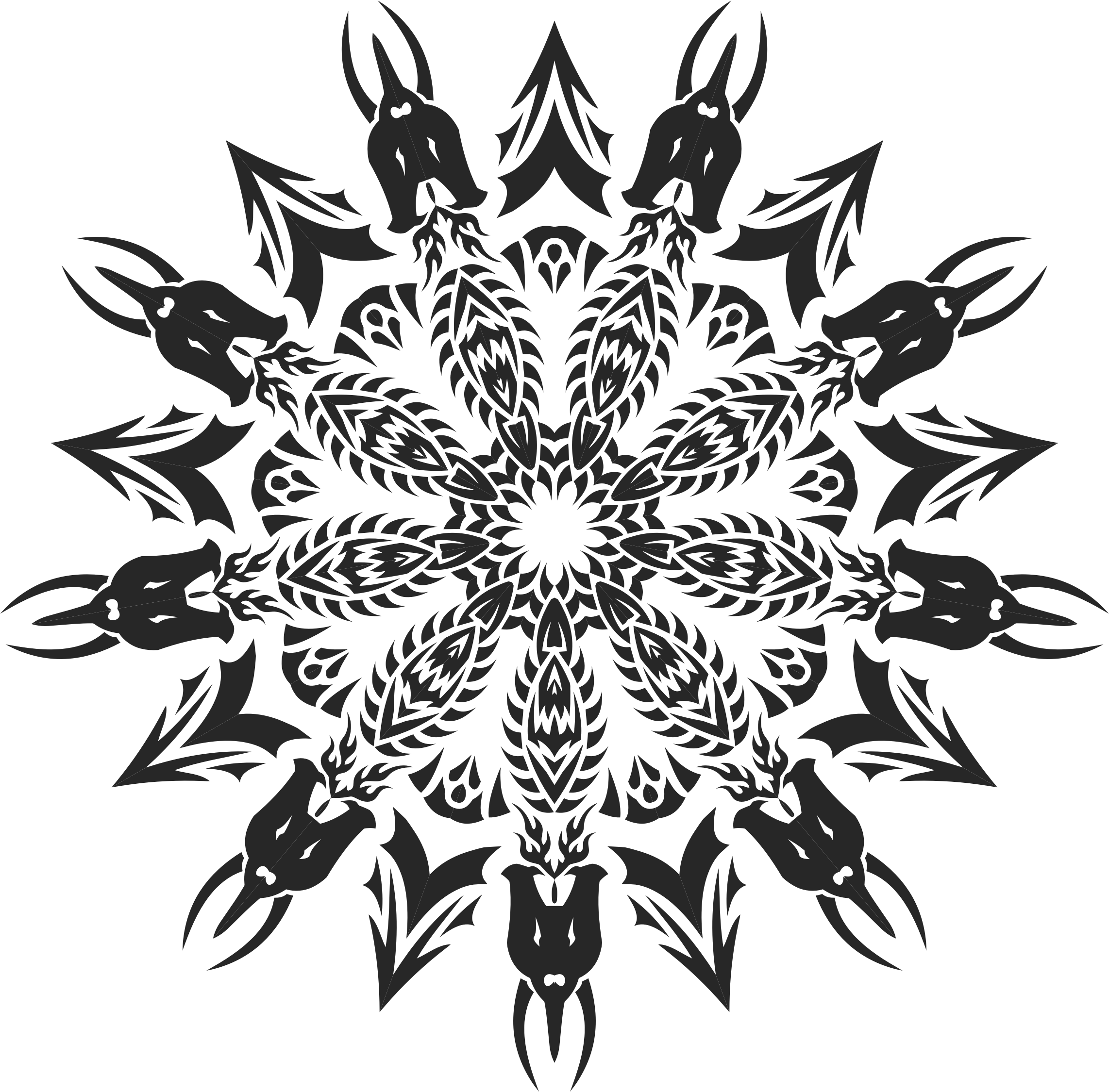 This Free Icons Png Design Of Tribal Mandala (2284x2250), Png Download
