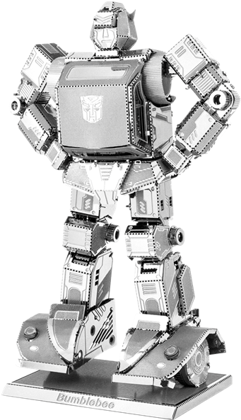 Picture Of Bumblebee - Fascinations Metal Earth 3d Laser Cut Model Kit - Transformers (398x620), Png Download