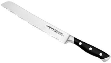 Cuisinart Bread Knife - Serrated Knife Transparent Background (400x400), Png Download