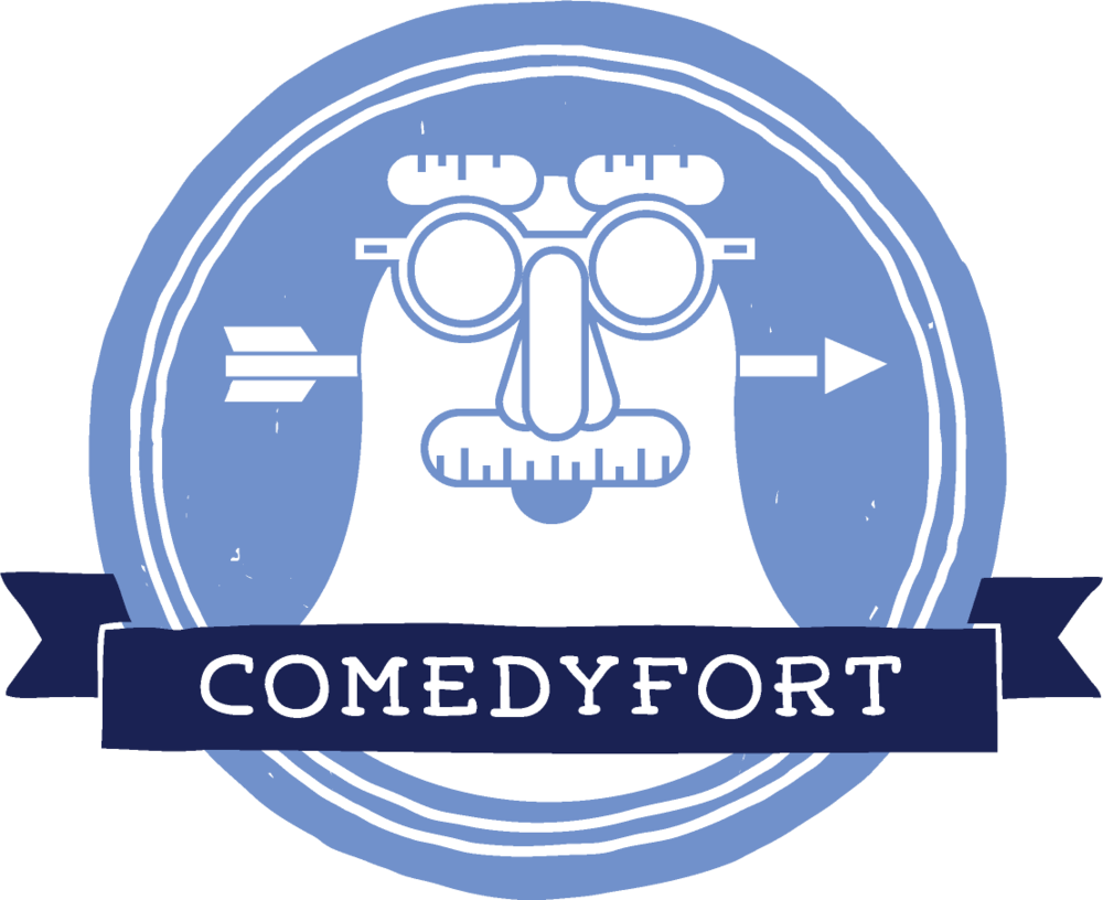 Comedy Fort Logo W (1000x816), Png Download